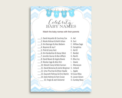 Boy or girl Shower Site 33 Studio 118 photograph relating to Celebrity Baby Name Game Printable referred to as Boy or girl Shower Web site 33 Studio 118